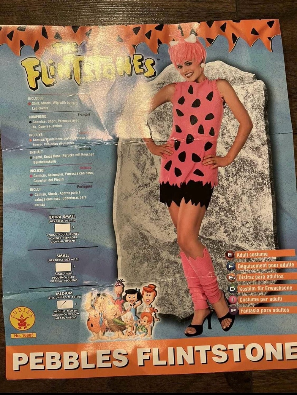 The Flintstones Pebbles Adult Costume